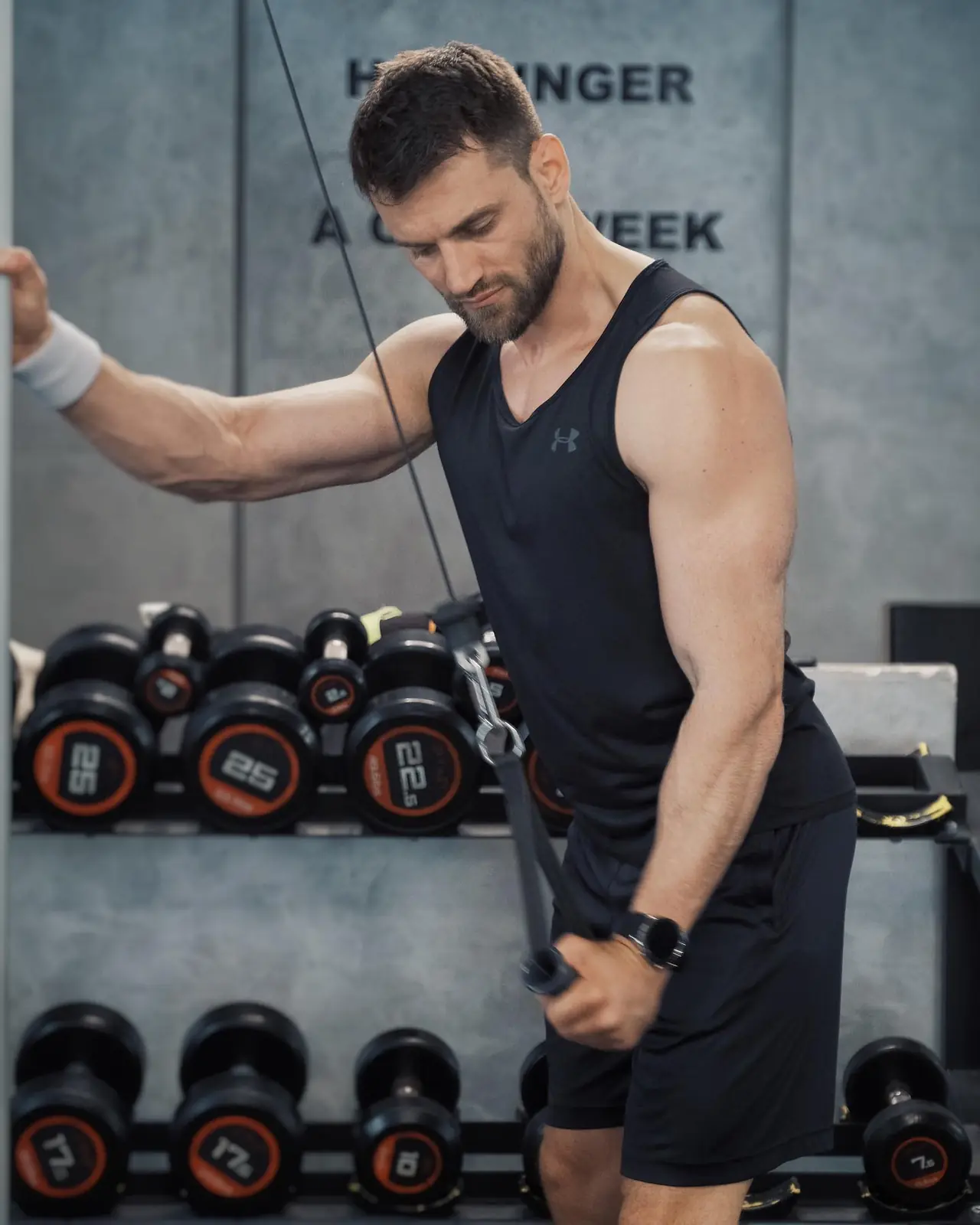 Kablo makinesinde personal training